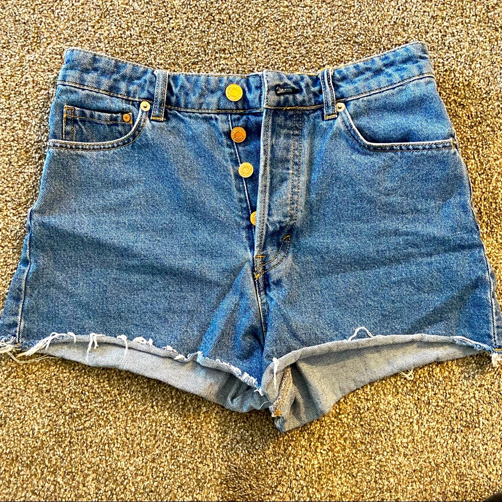 &Denim Vintage High Waist Shorts